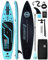 Stand Up Paddling Board mit Komplettes Paddle Board Zubehör | Aufblasbares SUP Board 290/320/335cm SUP Board Set für Jugendliche & Erwachsene (ORANGE | 335CM)