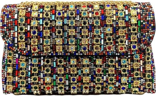 Glixoft Diamant-Abendtasche, Kette, Hochzeiten, Formelle Tasche, Frühlings-Umschlag-Handtasche, Party-Accessoire Für Abschlussball