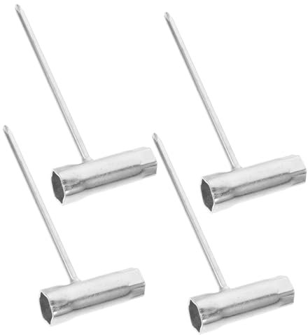 Happyyami 4stücke Teiliges Werkzeugset Für Kettensägen Zündkerzen-entferner Steckschlüssel Verstellbarer Schraubenschlüssel Für Reparatur Und Wartung