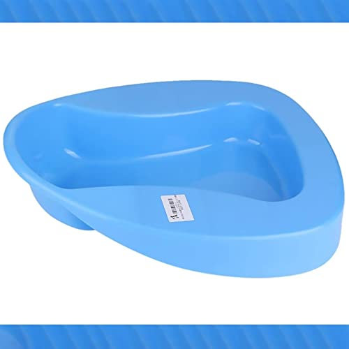 KJZQLMZ Padelle WC, Vaso in plastica per la Cura del vasino Solido Spesso Stabile Padella Resistente Liscio Adatto a Persone con Mobilità ridotta