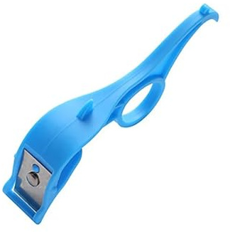 ZIATLPMW Pelapatate for Frutta, Kiwi, Arancia, Verdura, in Acciaio Inox, Portatile, Manuale, for pelare Le Patate, Utensili da Cucina(1Pcs-Blue)