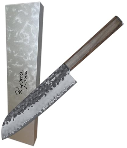 RYOMA Kurosan RK03 couteau japonais Santoku 19cm