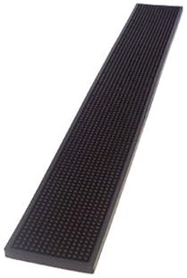 The bars Bars Tappetino, Gomma, Nero, 70x10x1 cm