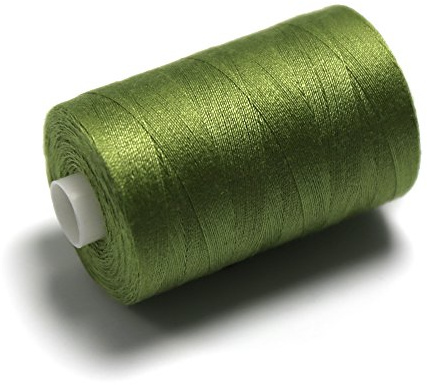 Schnoschi 5X Nähgarn grasgrün aus Polyester universell für die Nähmaschine 1000Y [914,4 m] 40/2 [120]