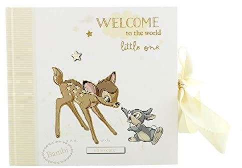Generic WBM-GFT56 Disney Magical Beginnings Photo Album 4' x 6' - Bambi DI280, Beige, 200 g