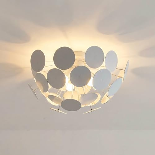 Lindby Deckenlampe Kinan (Modern) in Weiß (3 flammig, E14) - Deckenleuchte Lampe Wohnzimmerleuchte
