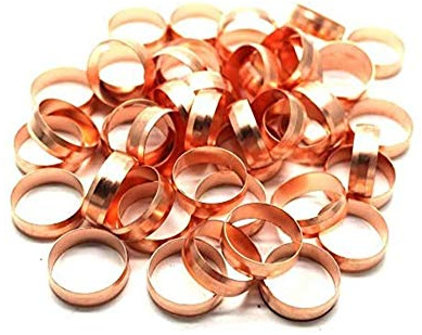 SupaPlumb 50 X 22mm Copper Compression Olives