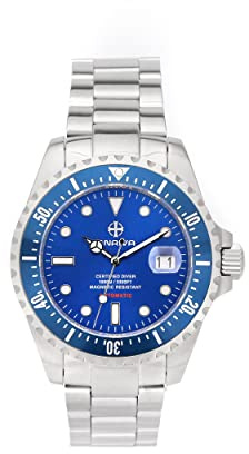 ENRIVA Herren 1000m Automatische Pro Diver Watch Aluminium Lünette Taucheruhren Selbstaufzug Professionelle Taucheruhren für Männer