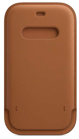 Apple Funda Integral de Piel con MagSafe (para el iPhone 12 y iPhone 12 Pro) - Marrón Caramelo