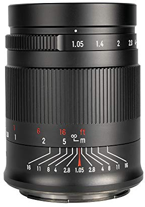 7artisans 50mm f1.05 Large Aperture Full Frame Manual Focus Lens Compatible with Canon R-Mount Cameras