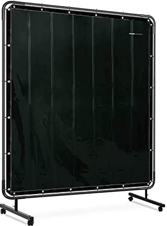 Stamos Welding Group SWS05 Schweißvorhang mit Gestell 174 x 174 cm Schweißschutz Schweißschutzwand