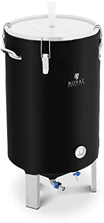 Royal Catering RCBM-70ICF Fermenter 70 l 0-40 °C Edelstahl mit Isoliermantel Gärkessel Fermentierkessel