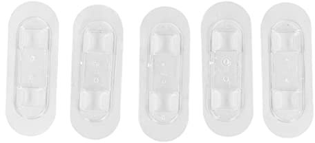 Kabelclip, 40 Stück, Selbstklebende Kabelclips, Stanzfrei, Selbstklebende Drahthalter, Kabelclips, Organizer, Kabelklemme, Halterungssystem für Büro, Zuhause, Auto, Schreibtisch, (Transparent)