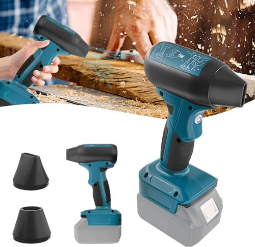 Leaf Blower for Makita,Mini Jet Blower Portable Violent Turbo Fan,Electric Compressed Air Duster for Makita Battery,Camping,Outdoors,Car,130000RPM High Speed Fan(18V Battery Not Included)