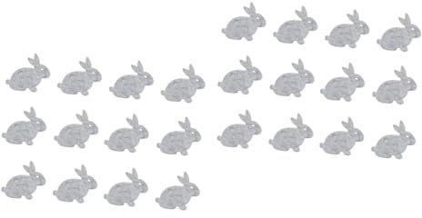 Garneck 48 STK Tischsets Desk pad osterdekoration Tischuntersetzer für Getränke Filzuntersetzer für Getränke entsprungen Ostern Tischset Ostern Untersetzer Tier Hase Lieferungen schmücken