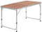 Tavolo da campeggio in alluminio CampFeuer per 6 persone | 120 x 60 cm | tavolo da giardino pieghevole, tavolino d'appoggio | tavolo da esterno regolabile in altezza