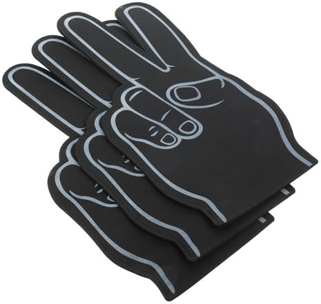 BCOATH 3stücke Schaumstofffinger Für Sportevents Partys Und Shows Weiche Schaumstoff-Handschuhe Mit Soundeffekten Als Cheerleading-Requisite Oder Spielzeug Für Fans Und Teams