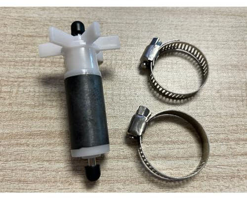 Pure Spa Whirlpool Pumpe Laufrad mit Schlauchadapter für Intex Pure Spa Edelstahl Wellenrad Typ SSP-H-20-M, SB-20M SJB-HS-20-1C für Intex Pure Spa Laufrad für Wasserpumpe Laufrad und Schlauchadapter