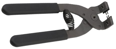 AUTSUPPL Alicates De Perforación De Cuero Mango Ergonómico Herramienta De Punzón De Acero Carbono Para Cinturones y Correas De Puntas Eficiencia Mejorada