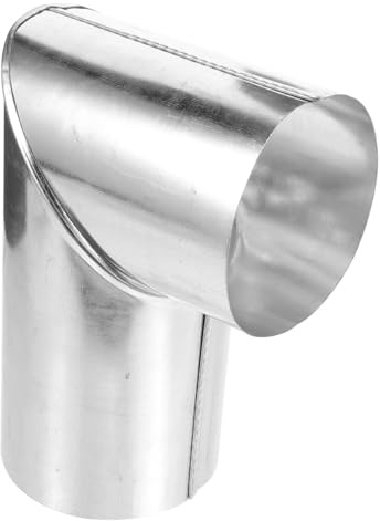 TOYANDONA Tuyau de Poêle Aluminium à Degrés Accessoire de Cheminée Pratique pour Évacuation Rallonge pour Poêles et Cheminées Conception Simple pour Camping et Chauffage