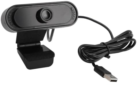 lvifloae Webcam avec réduction de Bruit Microphone 1080 P HD 30 IPS FPS Camera USB Prime de Correction de la lumière Automatique de caméra USB et de Lecture pour Ordinateur Portable PC TV