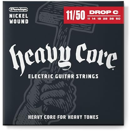 JIM DUNLOP - DHCN1150 - E-Gitarren-Saiten - Heavy Core Heavier 11-14-18-28-38-50