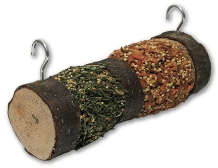 Rosewood Naturals Double Woodroll, Small Animal Treat and Gnaw Toy for Rabbits, Guinea Pigs, Chinchillas, Hamsters, Gerbils, Mice and Rats (Pack of 1)