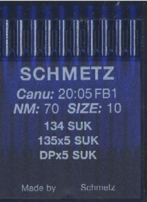 10 Nadeln 134 R Schmetz Stärke 70 SUK