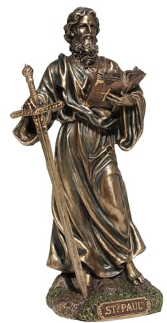VERONESE Design St. Paul -The Apostle of The Gentiles Statue Sculpture Figure - 8 Tall