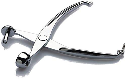 Tredoni 2,2cm Oliv/Kirsche Pitter Entkerner Presse - 1 Edelstahl Guss mit Schließ-Hebel
