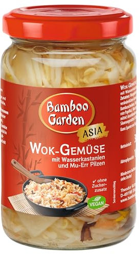 Bamboo Garden Wok-Gemüse, 330 g, Abtropfgewicht 180 g (Verpackungsdesign kann abweichen)