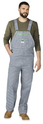 Liberty Men's Hickory Stripe Bib Overalls, Hickory Stripe, 46 30