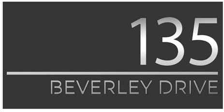 Print Maniacs Personalised 3D House Number Sign – Laser Cut Address Plaque with Street Name, Contemporary Modern Door Sign, Weather-Resistant Outdoor Home Plate