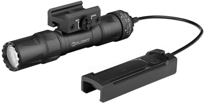 OLIGHT Odin S Torcia Professionale 1500 Lumen, Portata 250 Metri Compatibile con Attacchi M-LOK e Picatinny Design Stabile Leggero Impermeabile IPX7 per Caccia Escursionismo Sicurezza (Nero Picatinny)