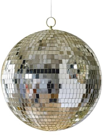 Ginger Ray Boule Disco dorée à Suspendre pour Anniversaire ou fête du Nouvel an 30 cm