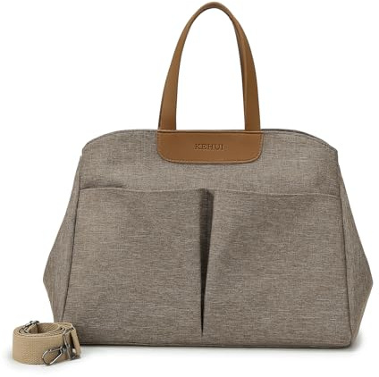 SONARIN Multifunktionale Leichte Baby Wickeltasche,Große Kapazität Wasserdicht Reise Wickeltasche Umhängetasche Tragetasche Henkeltaschen Babytasche mit Kinderwagen Haken