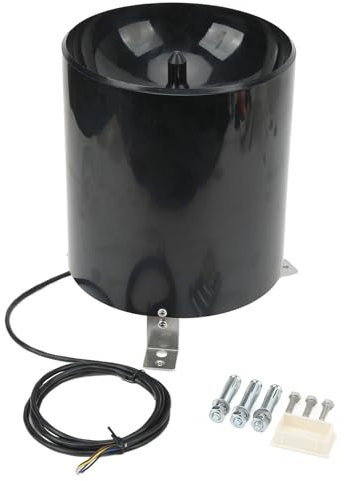 EVTSCAN Pluviomètre à godet basculant Capteur de précipitations Précision de 0,2 mm Auto-nettoyant pour une utilisation météorologique, agricole, hydrologique et de contrôle des