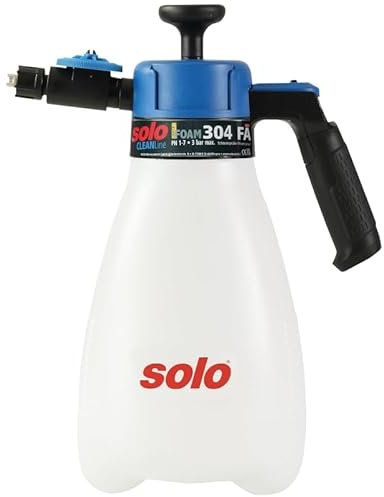 Solo 304 FA Schaumsprüher Drucksprüher NEU mit 2Liter Behälter CLEANLine Vario Foam | Premium Schaumsprüher | Ideal für saure Reinigungsmittel | Reinigung von Autos, Gartenmöbel