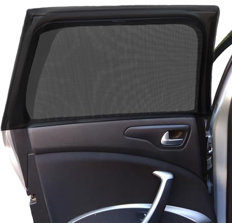 Sonnenschutz Auto für Kinder, Sonnenschutz Auto Seitenscheibe, UV Schutz Auto Fenster, Passend für die Meisten Fahrzeuge (2 Stück)