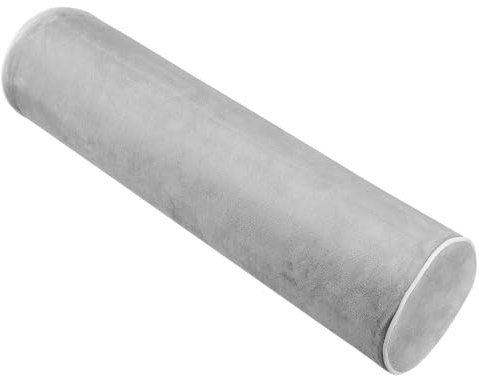 ULTECHNOVO Almohada De Apoyo Cervical Cilíndrica Espuma Viscoelástica Funda Lavable y Diseño Ergonómico para Aliviar Dolor De Cuello y Espalda Viajes y Descanso Diario