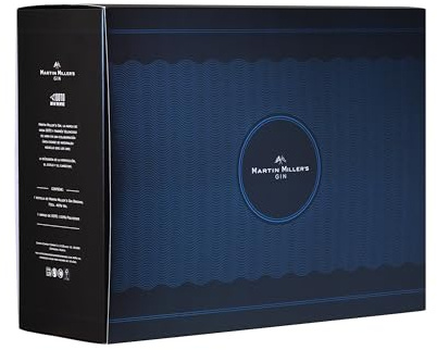 Martin Miller´s Gin - Pack Edición Especial Ginebra Botella 70ml + Abrigo OOTO 100% Polyester by Andres Velencoso, talla XL - Pack Perfecto para Regalo