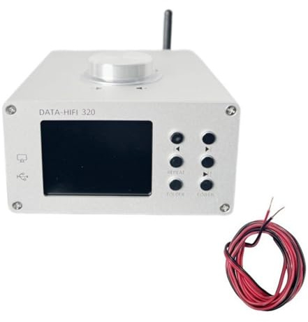 Zeizafa Potente Amplificatore da 100 W Lettore Uditivo Multifunzionale Compatibile con con Uscita USB Stereo Preamplificatore Uditivo Alimentazione USB