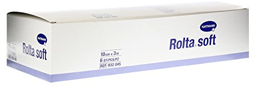 Rolta Soft Synthetik-Wattebinde 10 cmx3 m, 6 St