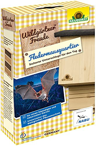 NEUDORFF Fledermausquartier 46, 5x28, 5x11, 5 cm Unterschlupf für den Tag, vom NABU empfohlen