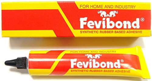 Fevibond Synthetik-Klebstoff, auf Gummibasis, klebt Leinwand, Kork, Kunstleder und Leder, 26 g