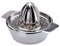 axentia Presse-agrumes Manuel en Acier Inoxydable de Haute Qualité, Presse-citron avec Réservoir, Capacité env. 200 ml, env. 16, 6 x 13, 6 x 9, 5 cm, Argenté