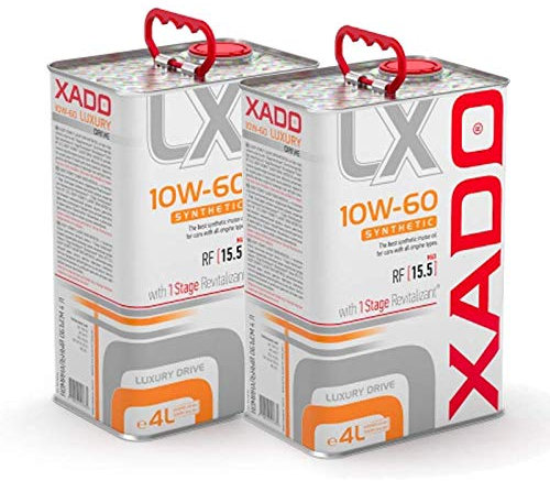 XADO Set - 2X 10W-60 Luxury Drive Motorenöl 4L
