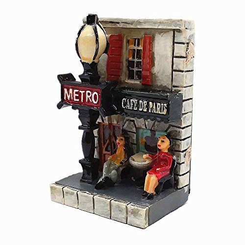 3D Metro Coffee Shop of Paris Frankreich Kühlschrankmagnet Reise Souvenir Geschenk Sammlung Home Küche Dekoration Magnet Aufkleber Paris Kühlschrank Magnet