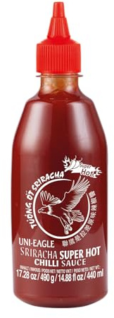 UNI-EAGLE Chilisauce, Sriracha sehr scharf, 490 g / 440 ml