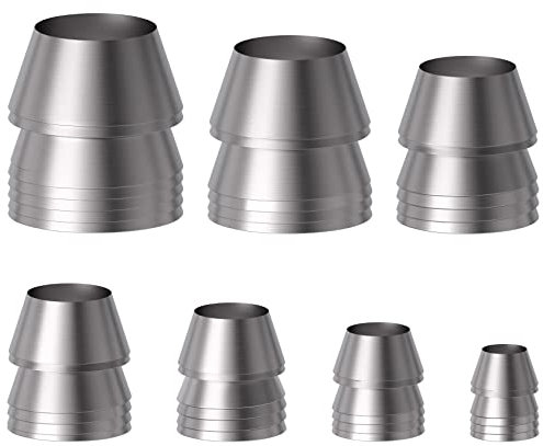 PAGOW 7 Pack Safety Round Handle Wedges, Mauls Handle Wedge Kit, Conical Handle Steel Wedges for Hammer Axe (0.30 inch / 0.4 inch / 0.47 inch/ 0.54 inch / 0.62 inch / 0.71 inch / 0.78 inch)